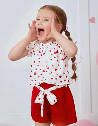 Conjunto de corazones encantado