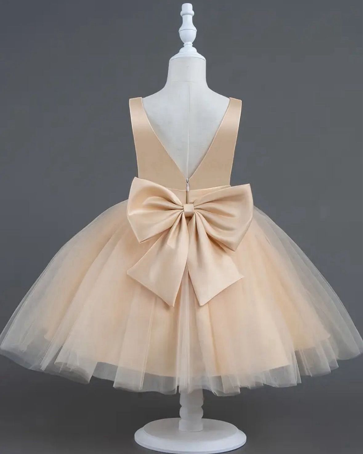Vestido Princesa Champagne Elegance