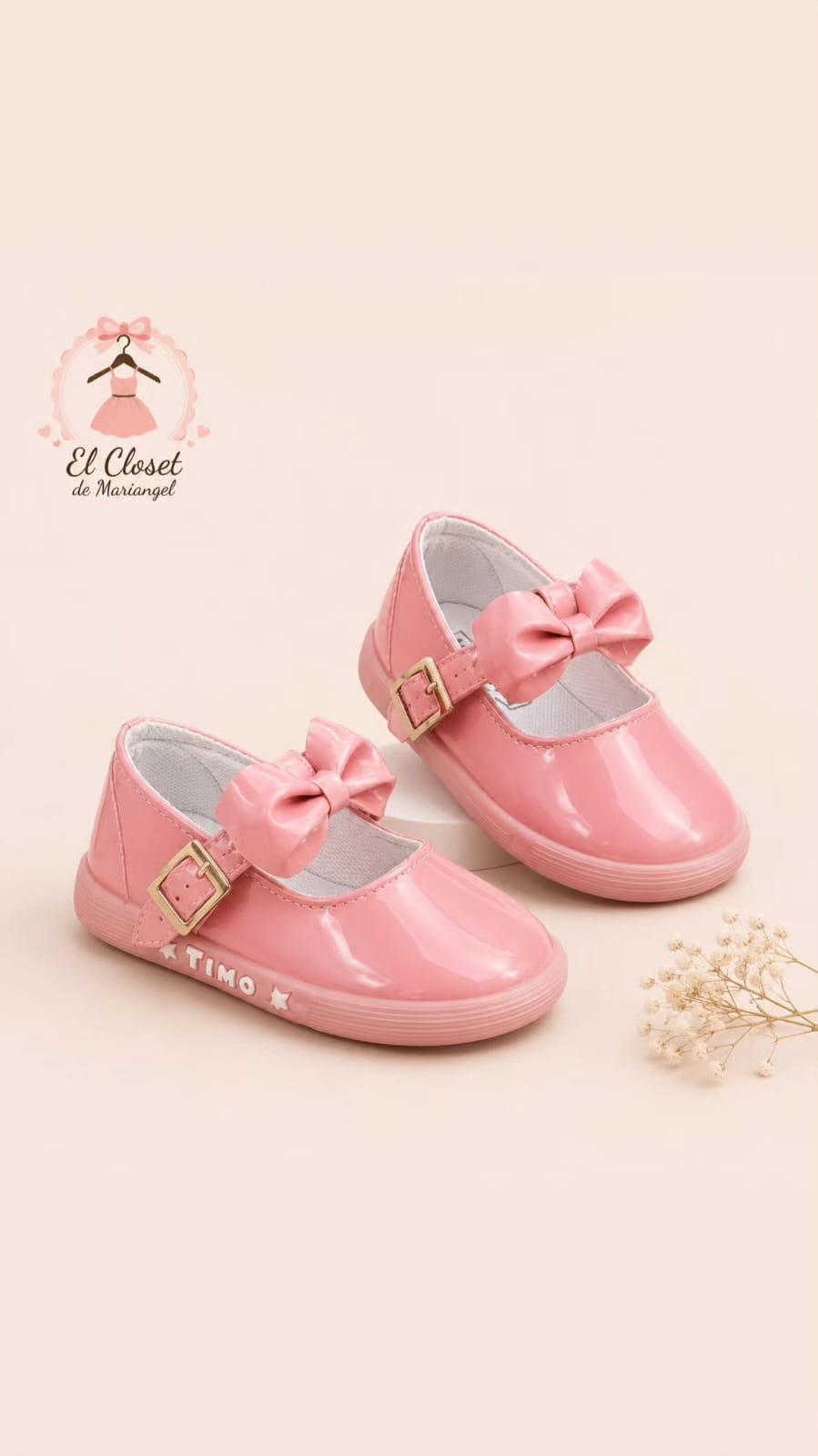 Zapatos Charol Princesa Rosé