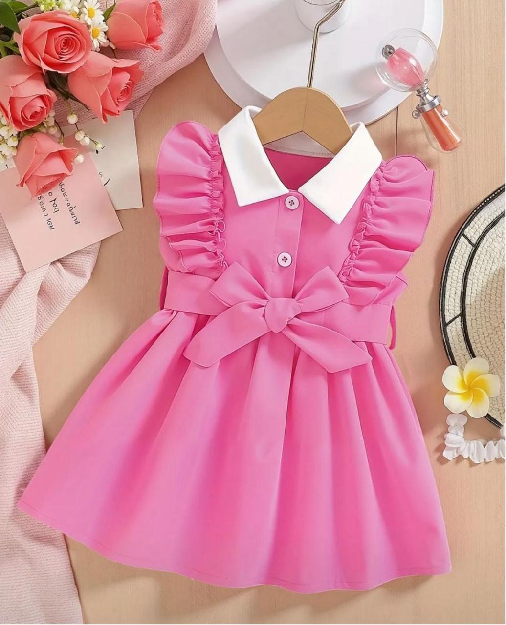Vestido Dulce Primavera Rosa
