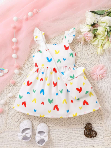 Vestido Arcoíris de Corazones