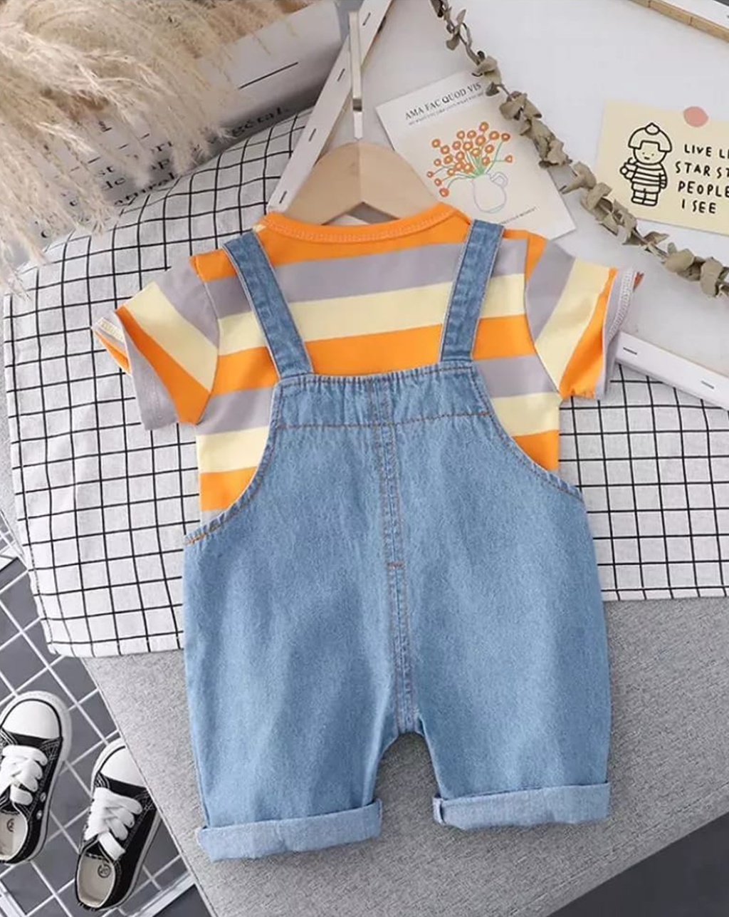 Overall con camiseta