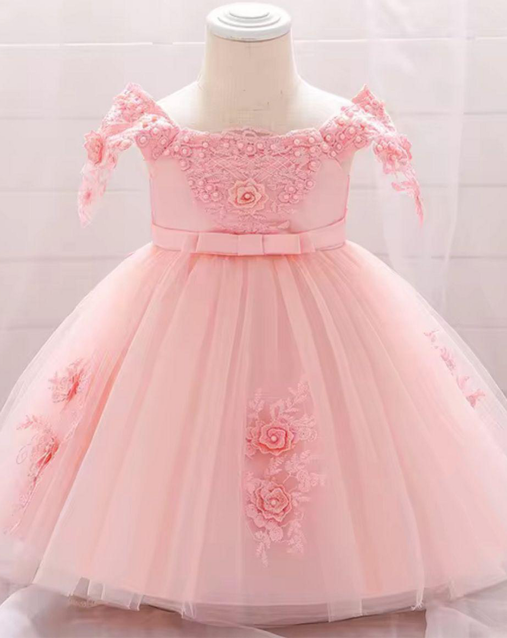 Vestido Bandeja Perlas