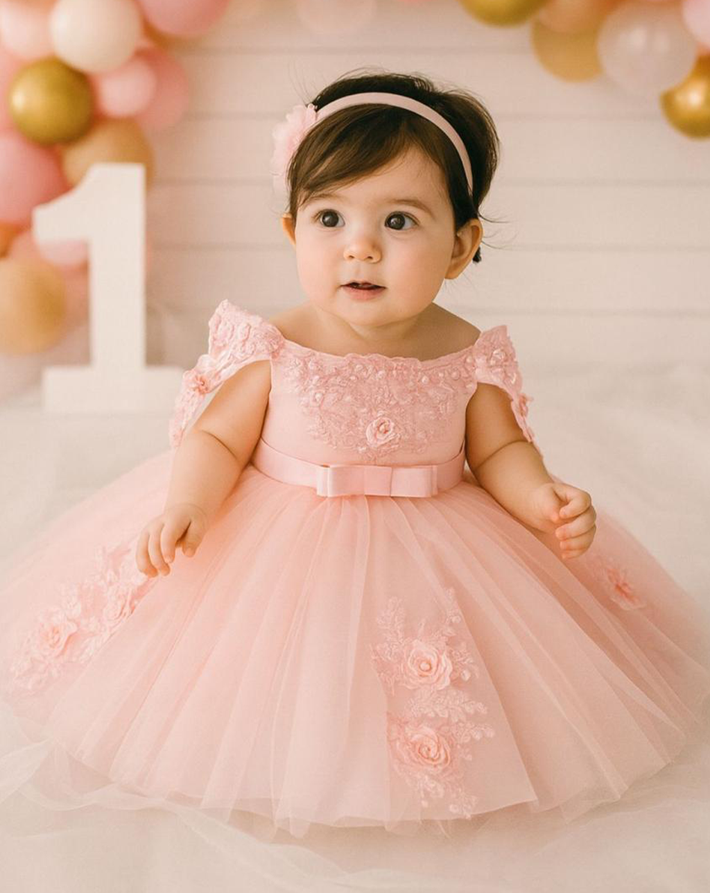 Vestido Bandeja Perlas