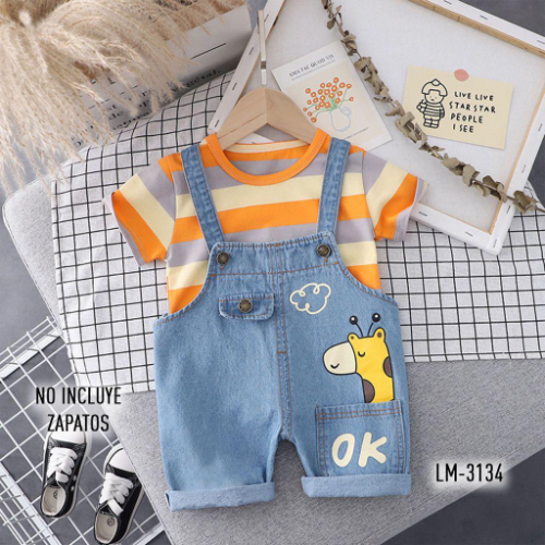 Conjunto Jardinero Jirafa OK