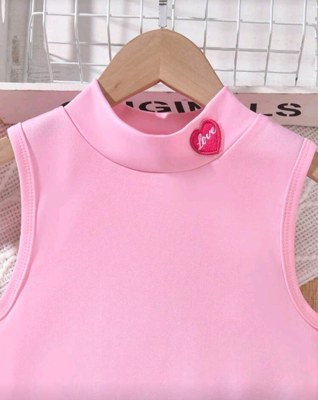 Conjunto Blusa y Falda Short Corazones