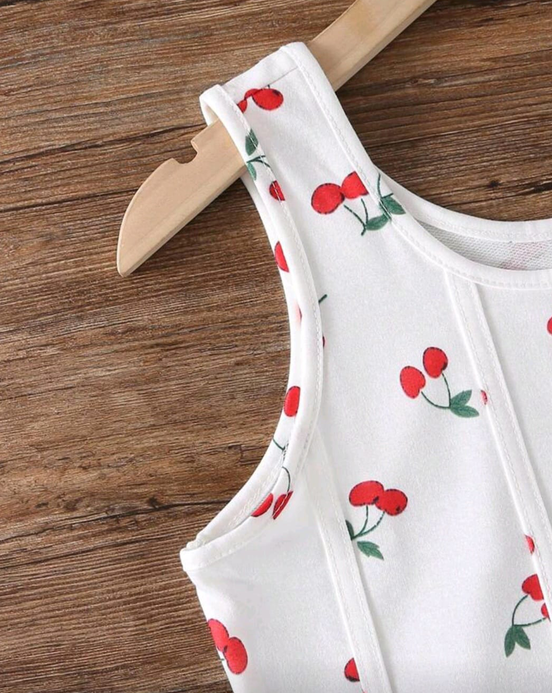 Conjunto Blusa Cerezas Short Jean