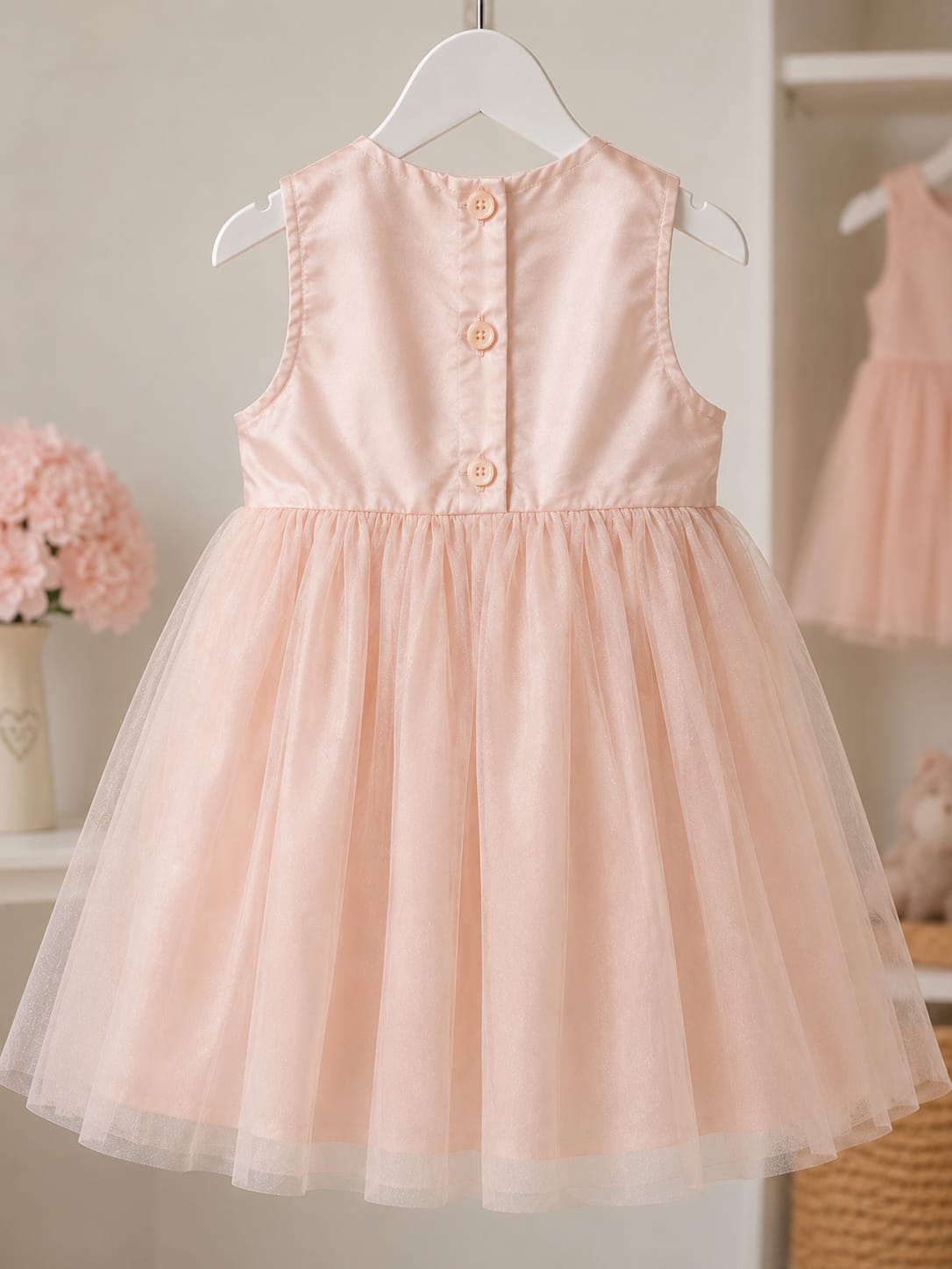 Vestido Princesa Rosa Blush