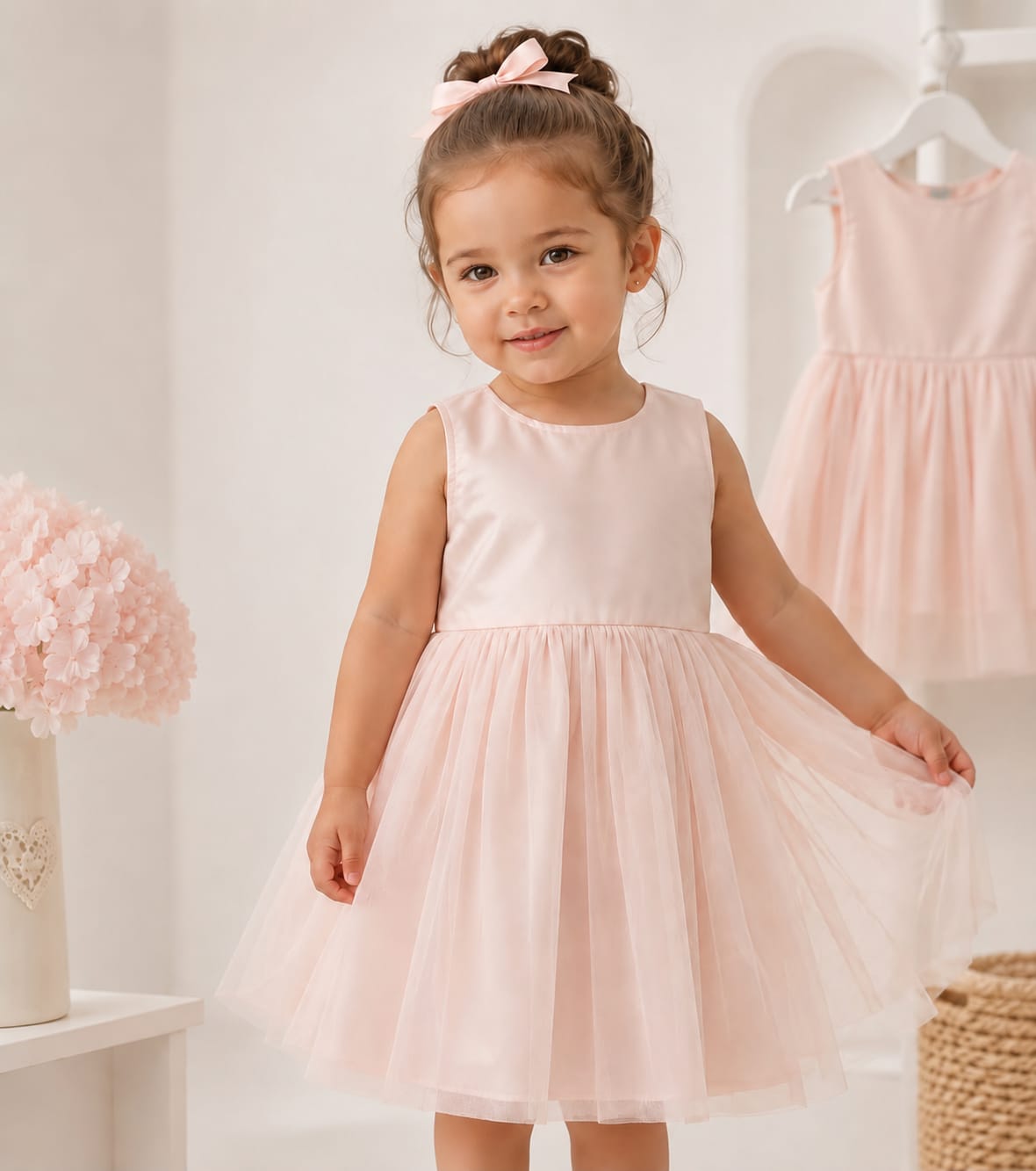 Vestido Princesa Rosa Blush