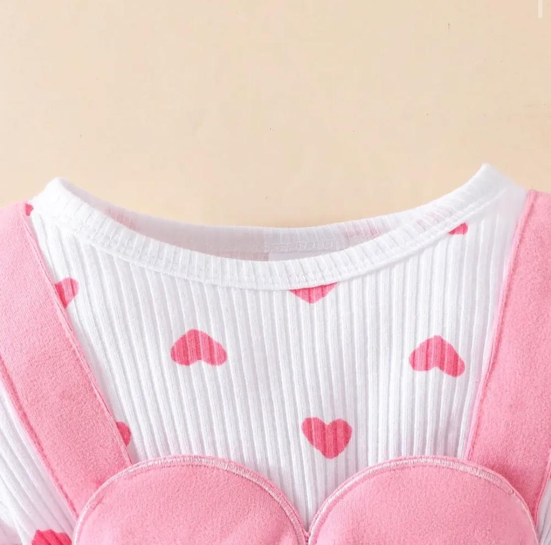 Conjunto Body Vestido Dulce Corazón