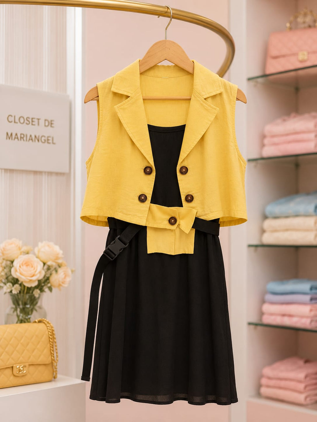 Conjunto Urban Chic Mostaza