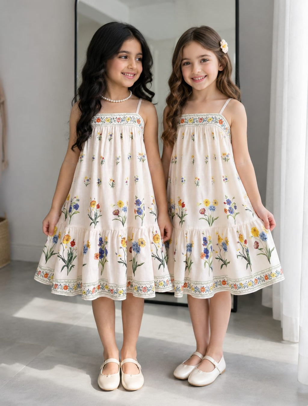 Vestido Infantil Jardín Encantado Floral