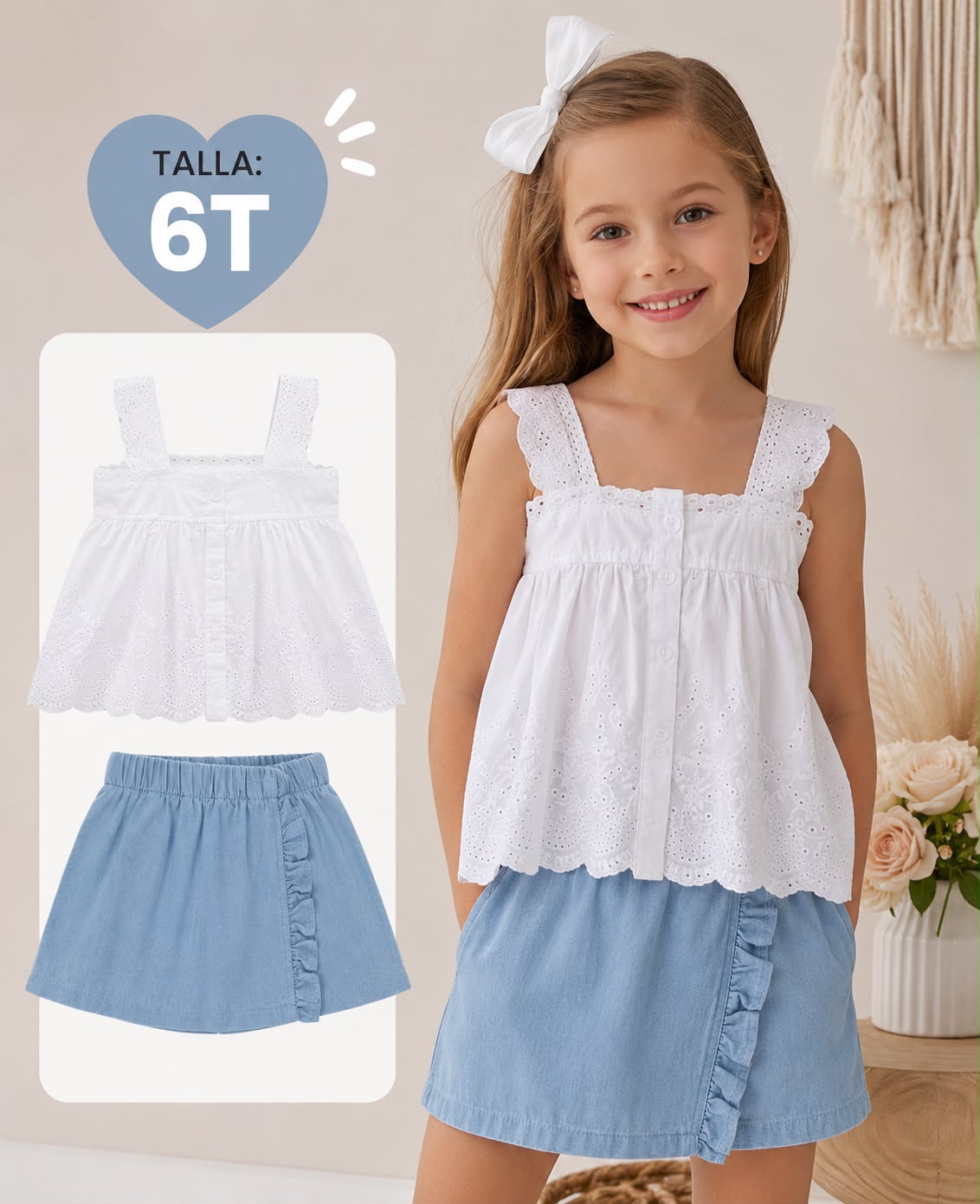 Conjunto Infantil "Encanto de Verano"