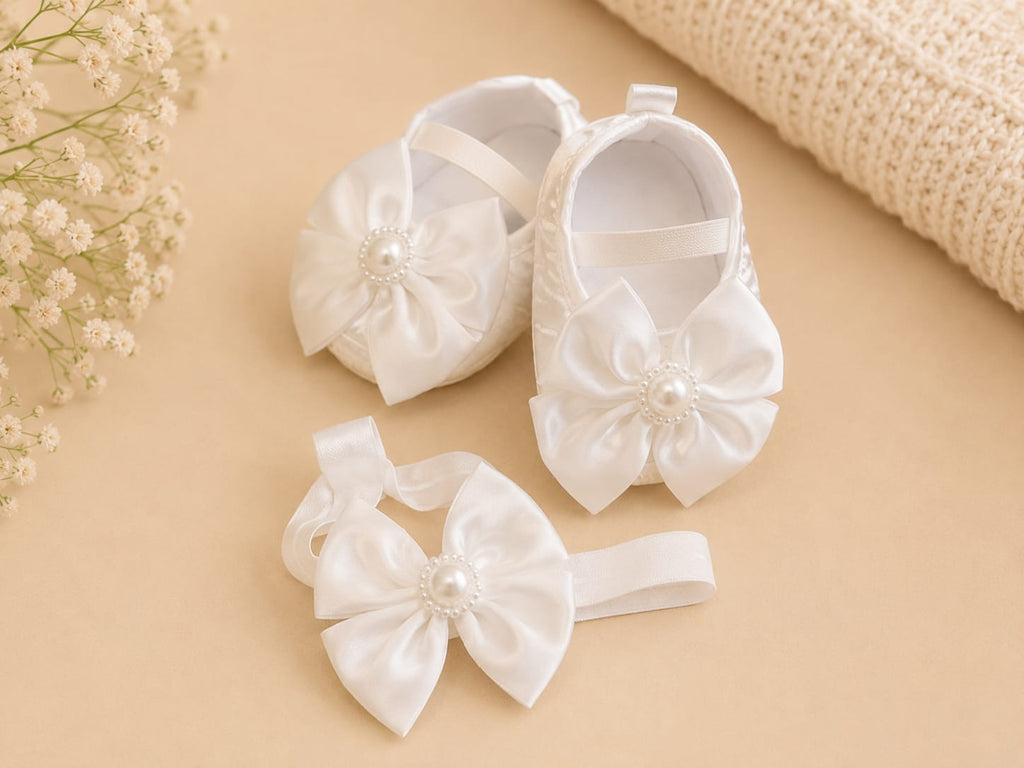 Set Baletas y Diadema Perla Real