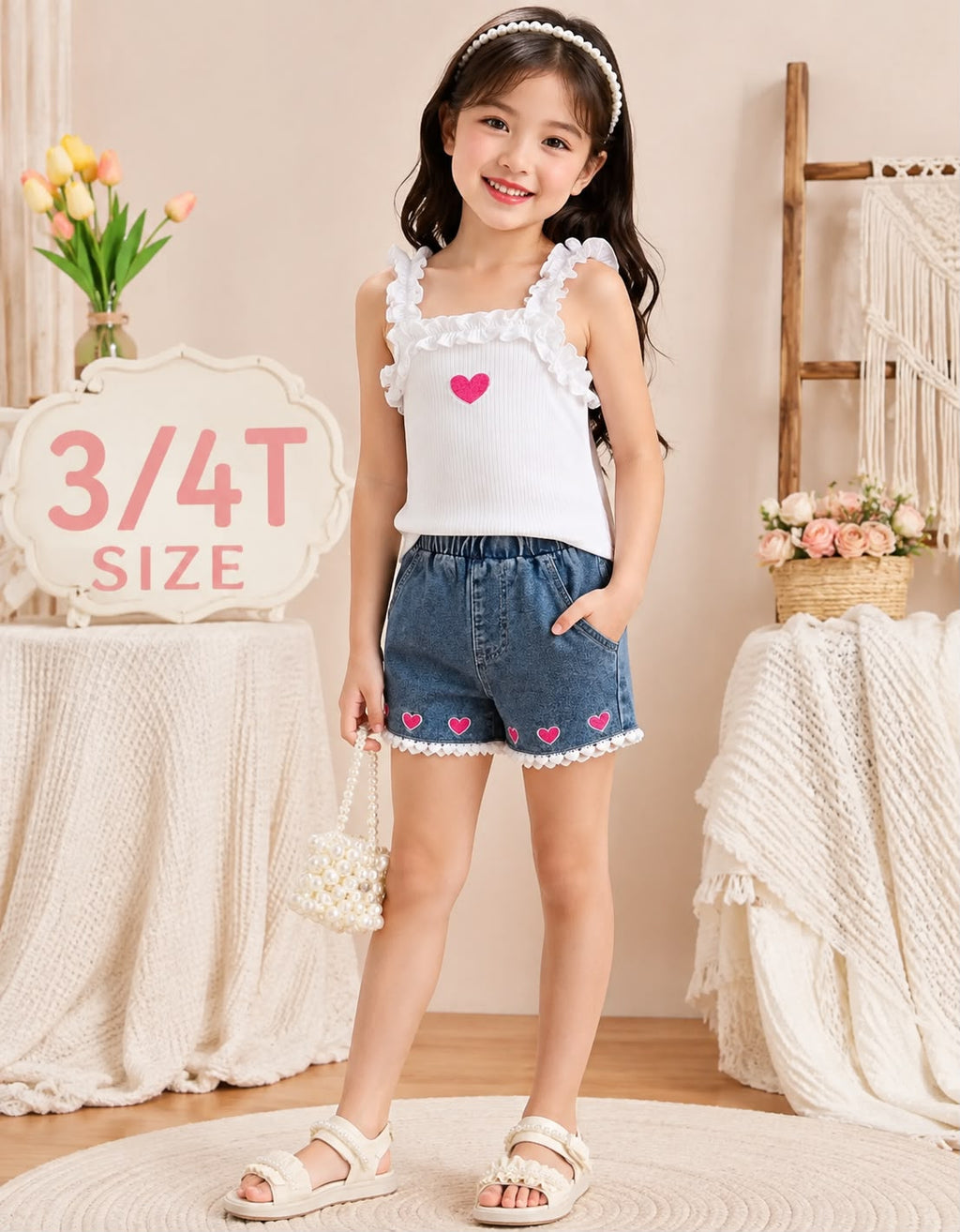 CONJUNTO “CORAZÓN DE DENIM”