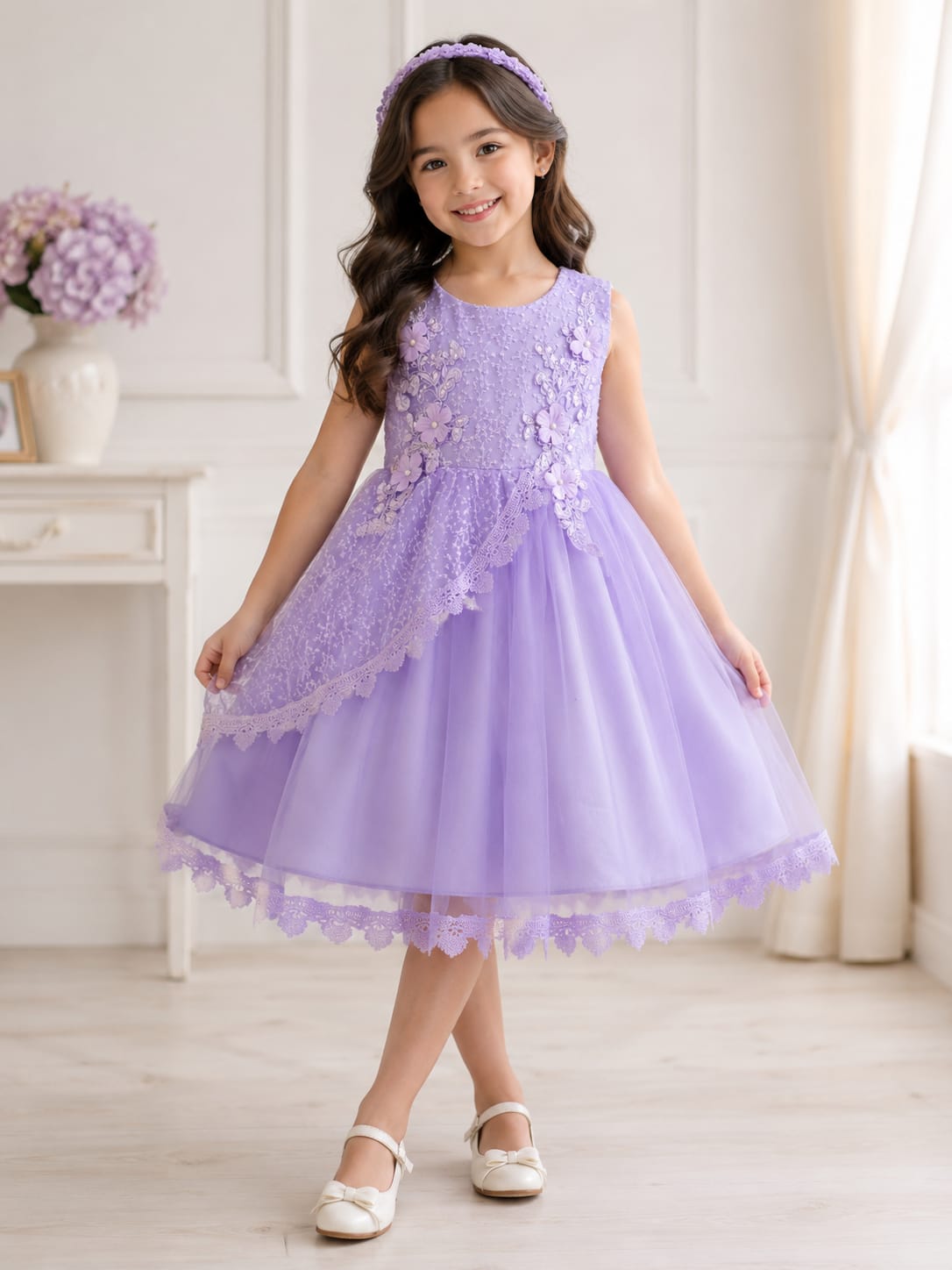 Vestido Princesa Lavanda Encantada
