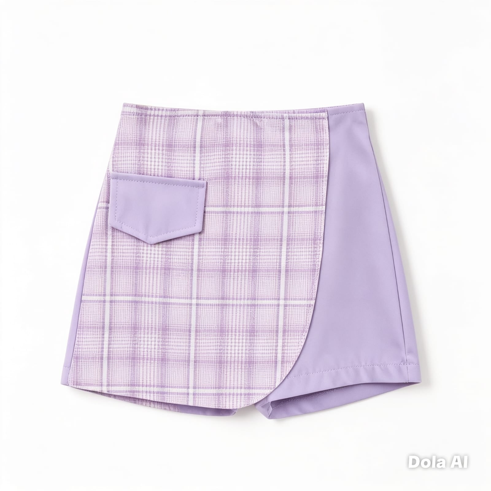 Conjunto de falda shorts lila