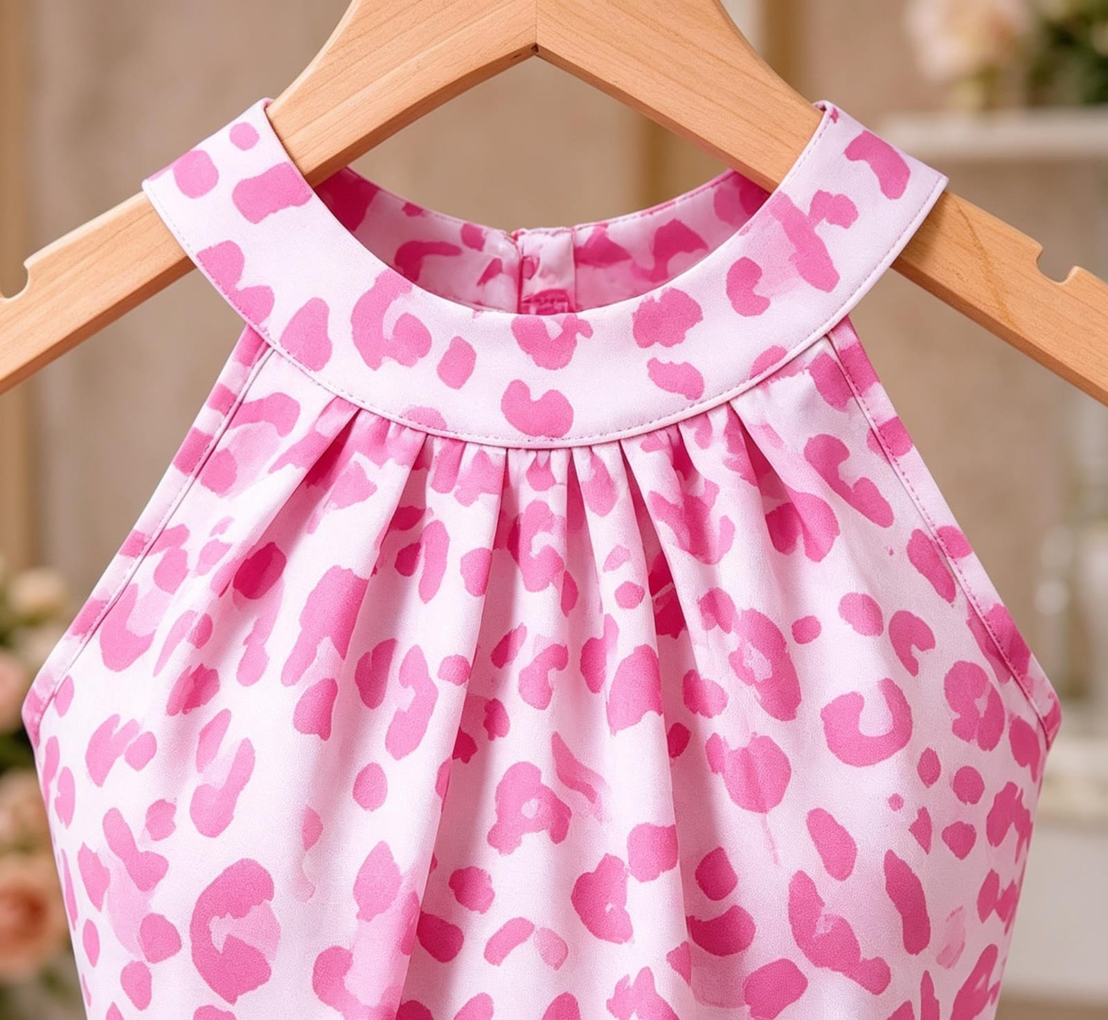 Conjunto para Niña con Short y Blusa Animal Print