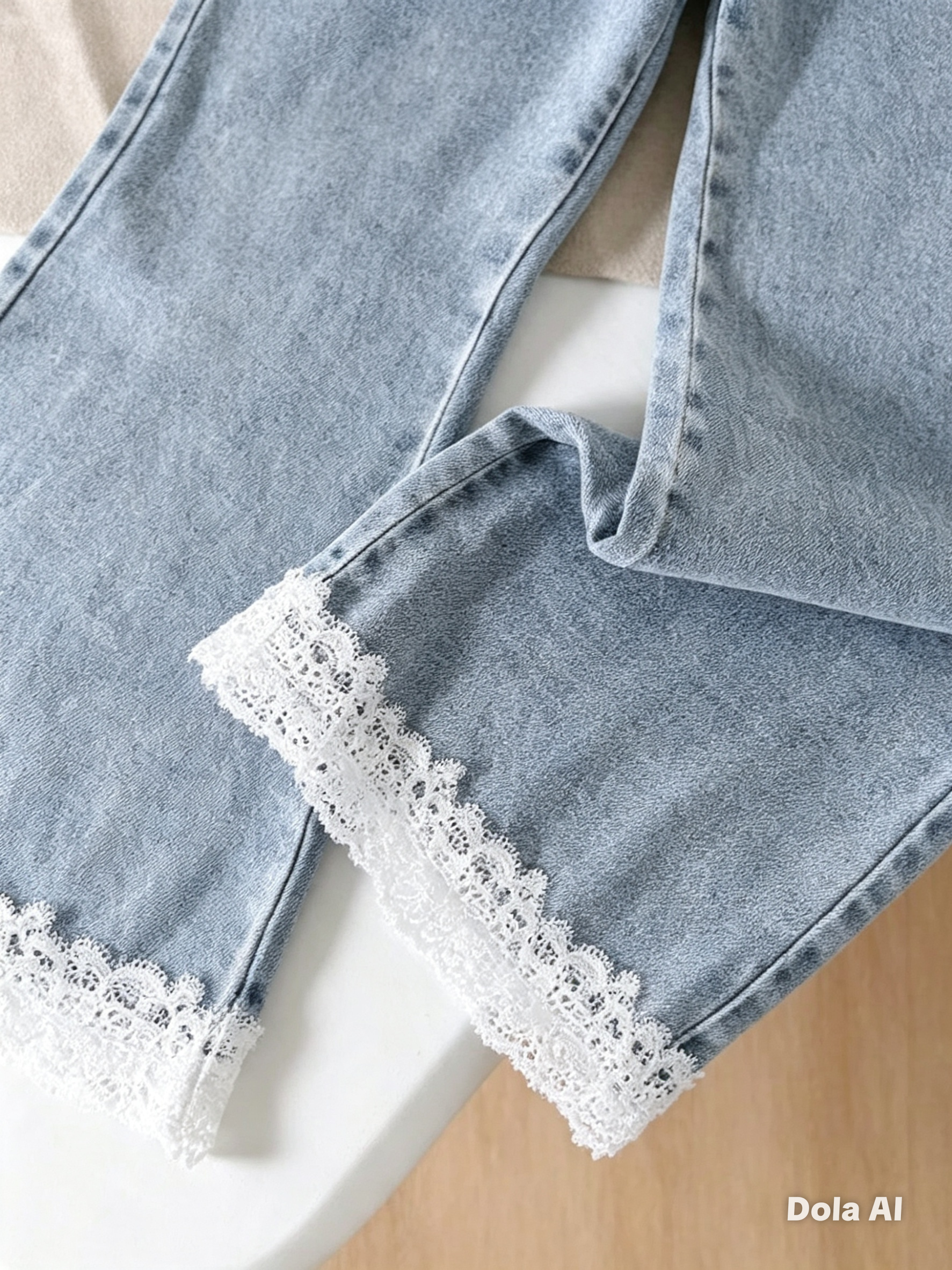 Conjunto Encanto Denim & Encaje