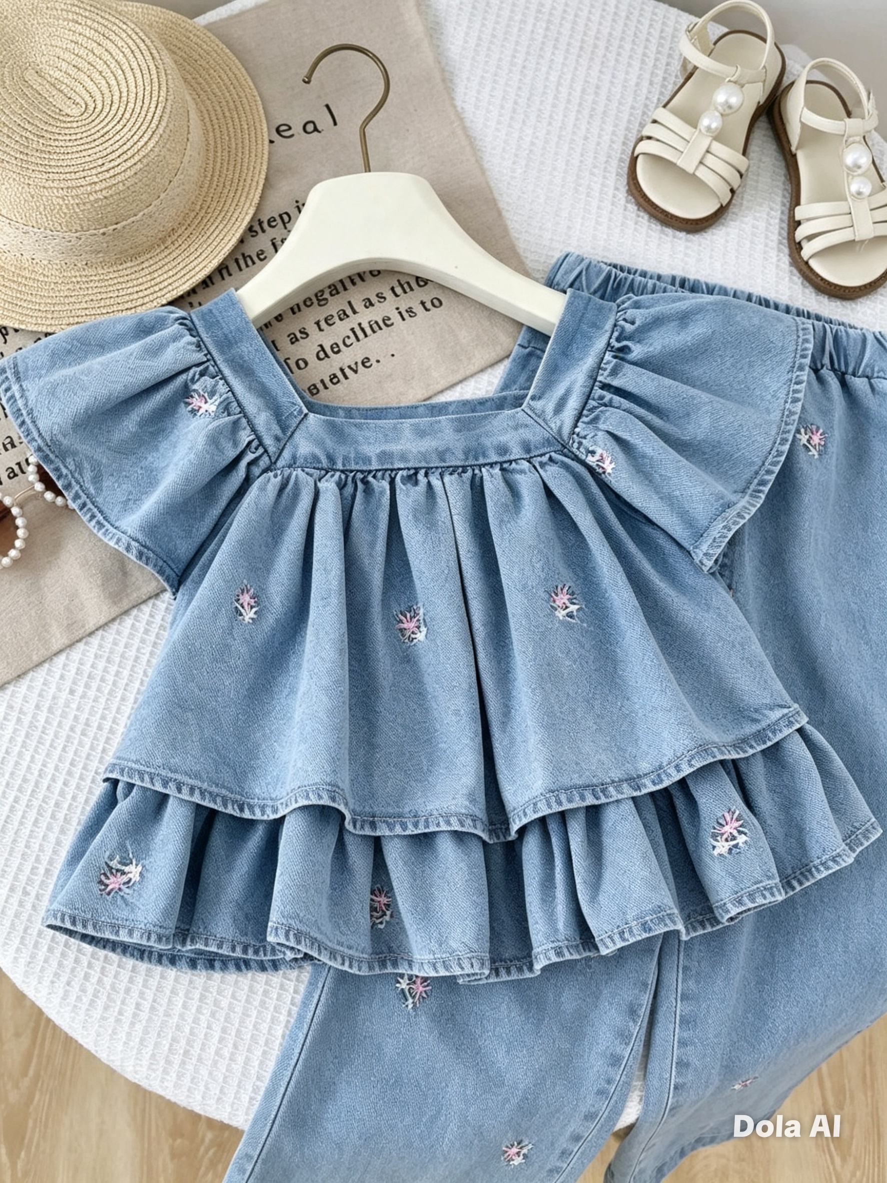 Conjunto Denim Bloom Princess