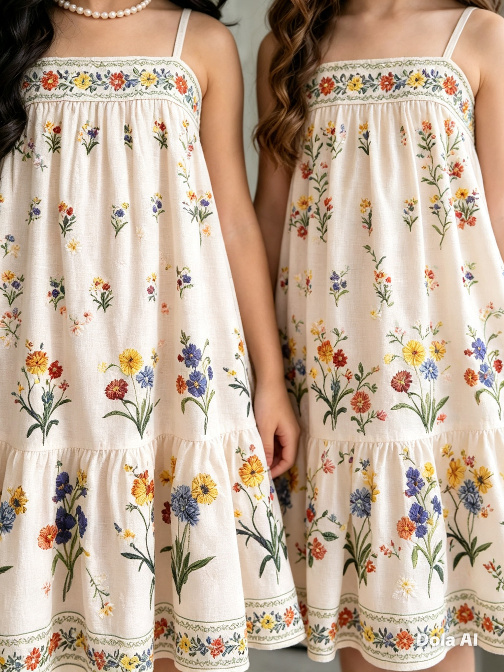 Vestido Infantil Jardín Encantado Floral