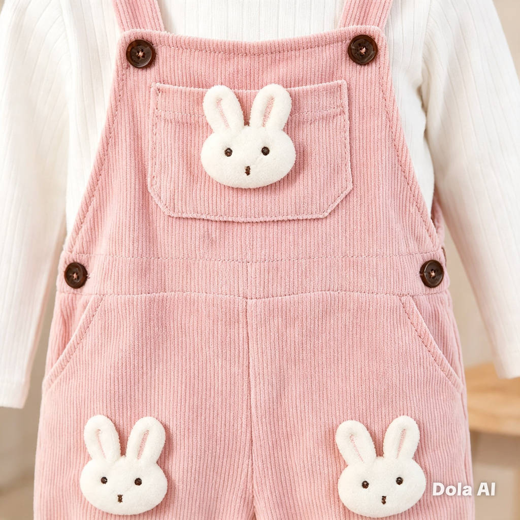 Overol Bunny Corduroy Delight