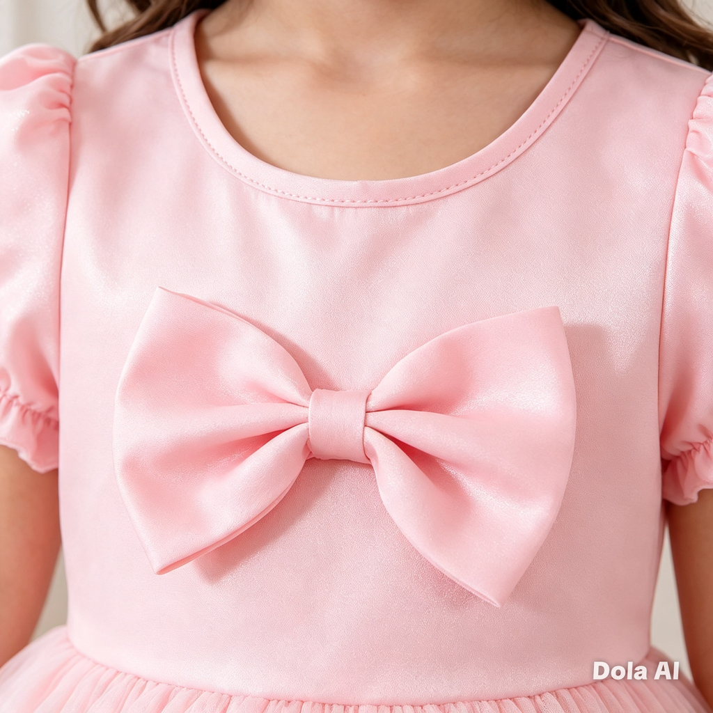 Vestido Royal Bloom & Torera Pearl Pink