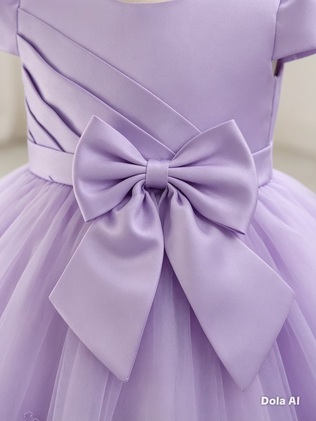 Vestido Infantil Princesa Lavanda Encantada