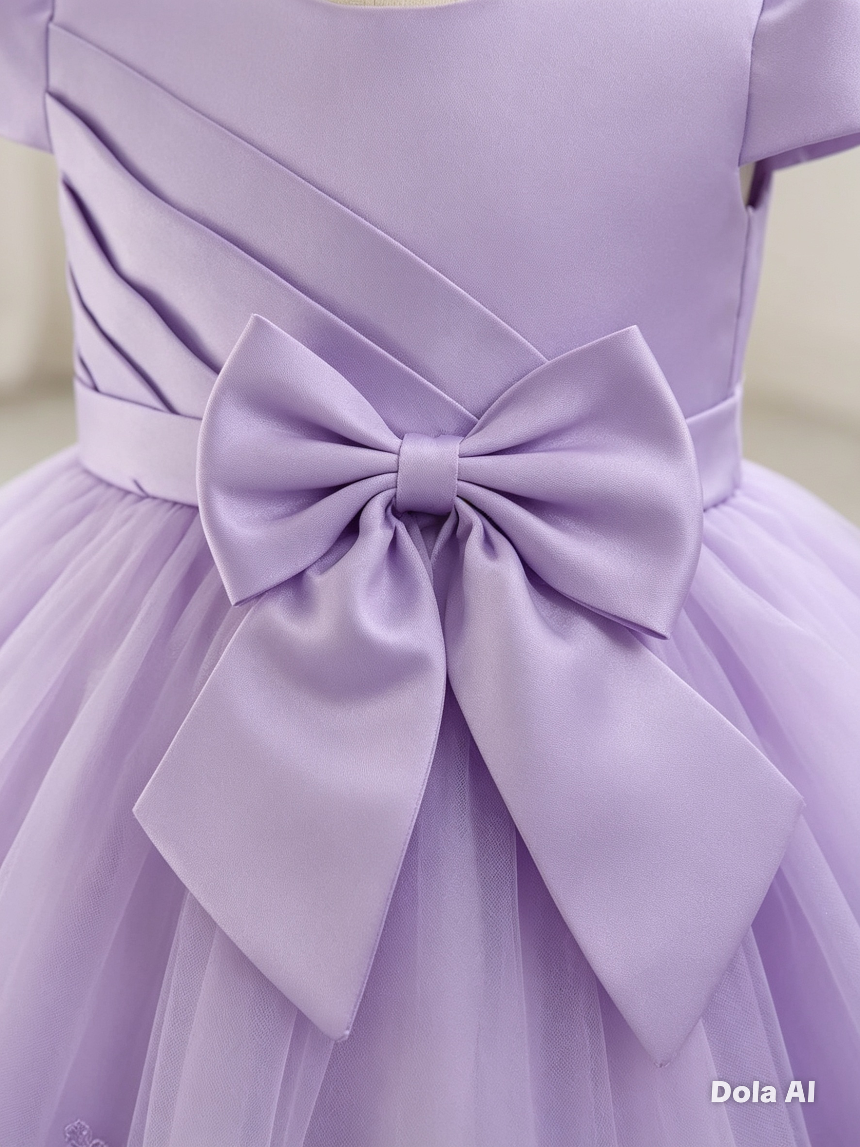 Vestido Infantil Princesa Lavanda Encantada