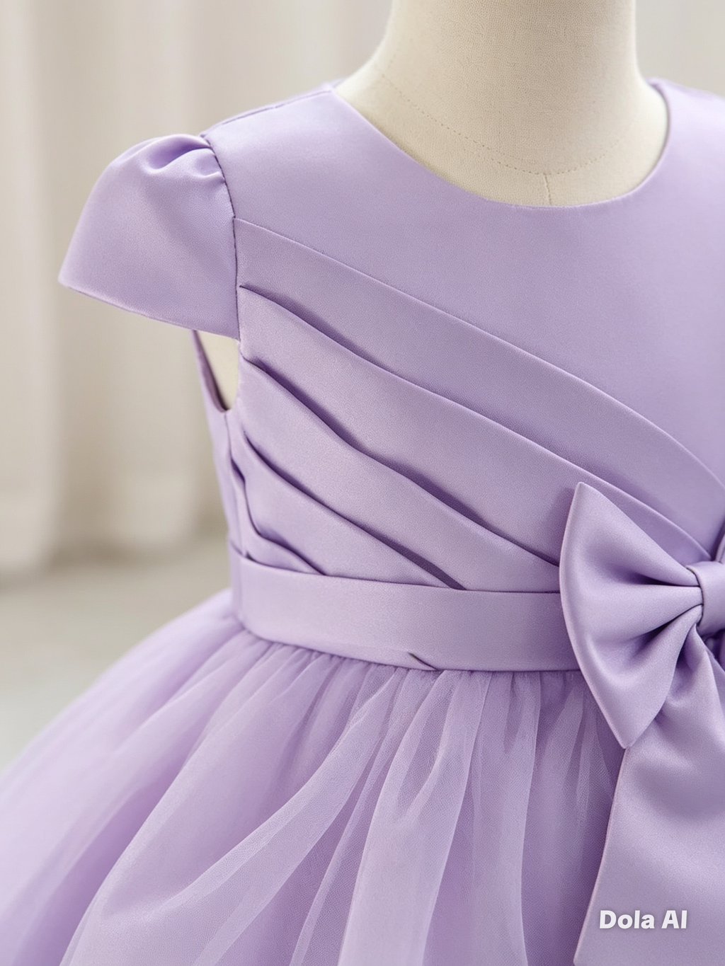 Vestido Infantil Princesa Lavanda Encantada