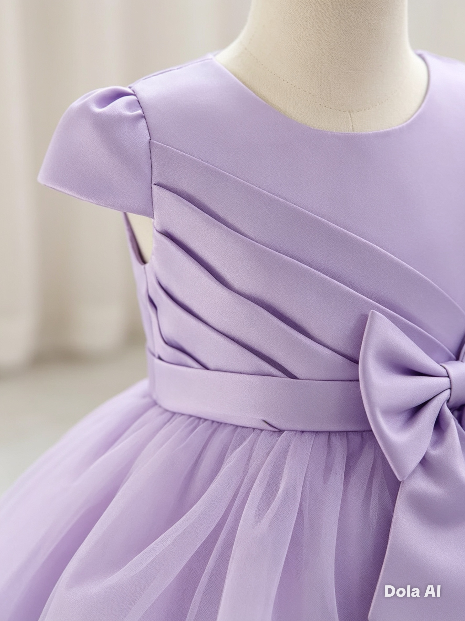 Vestido Infantil Princesa Lavanda Encantada