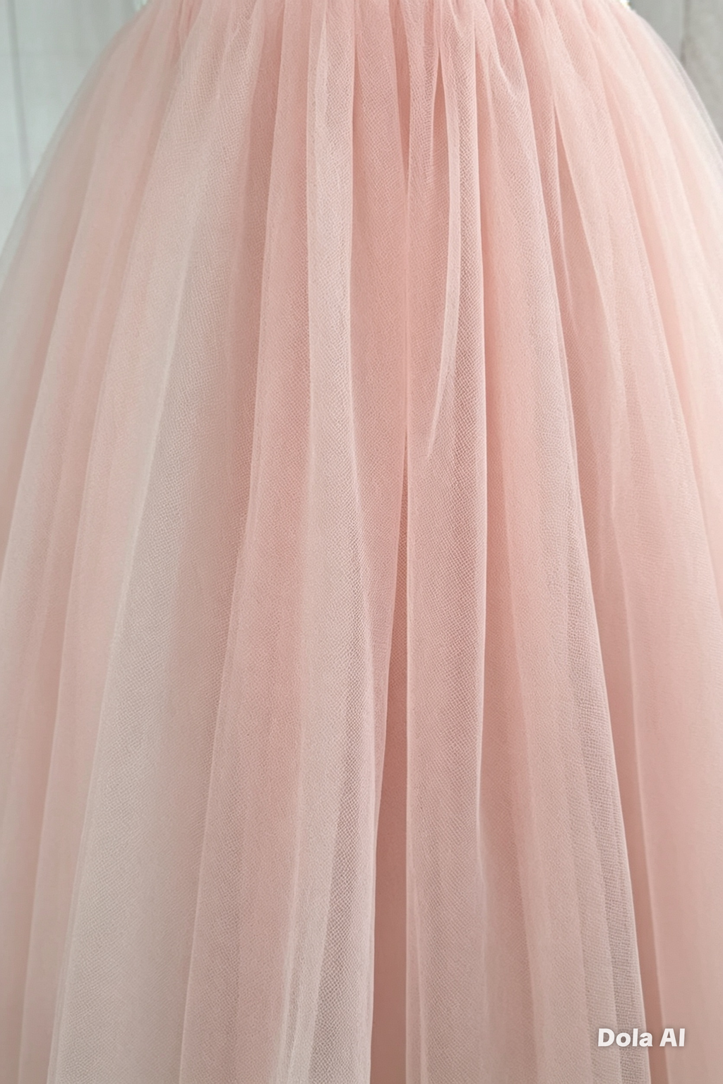 Vestido rosa con encaje