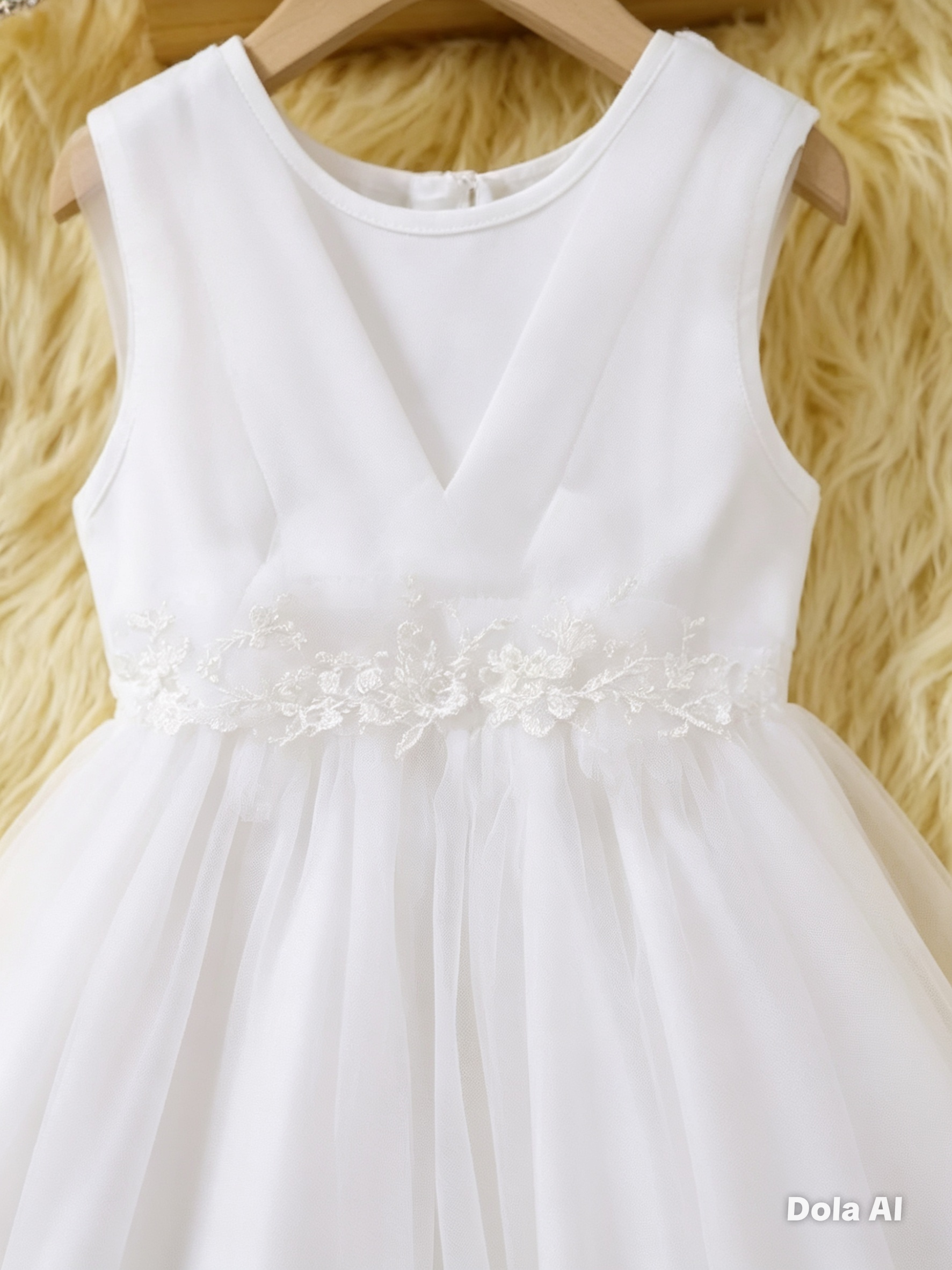 Vestido blanco tipo bautizo