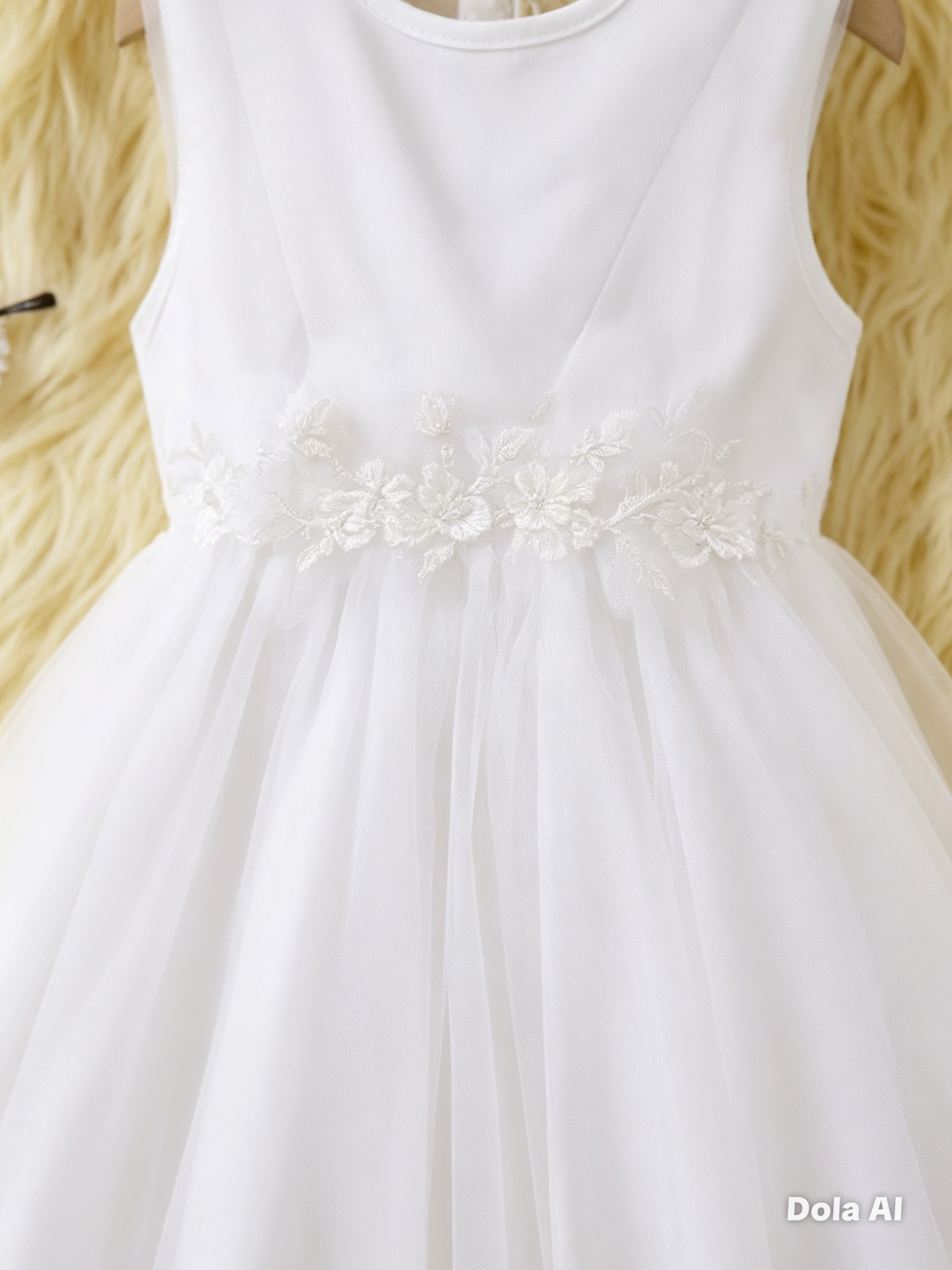 Vestido blanco tipo bautizo