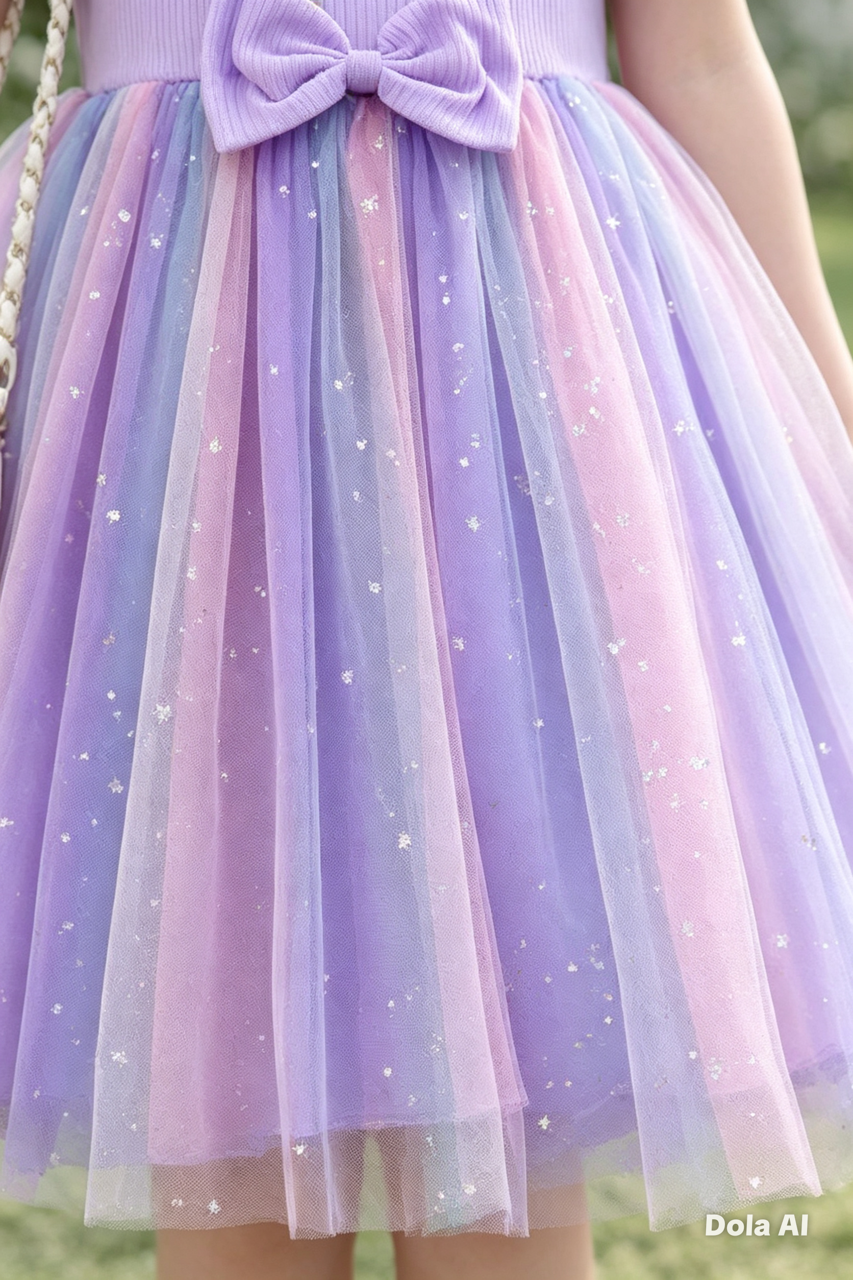 Vestido Encanto Estelar Lavanda