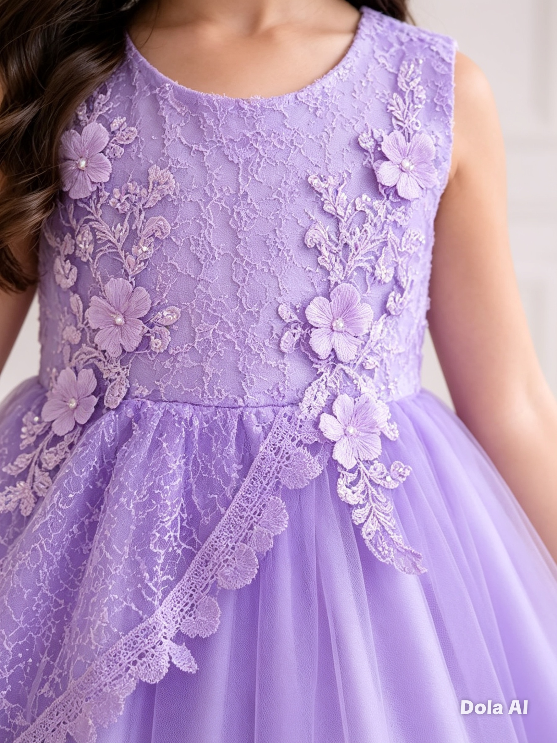 Vestido Princesa Lavanda Encantada