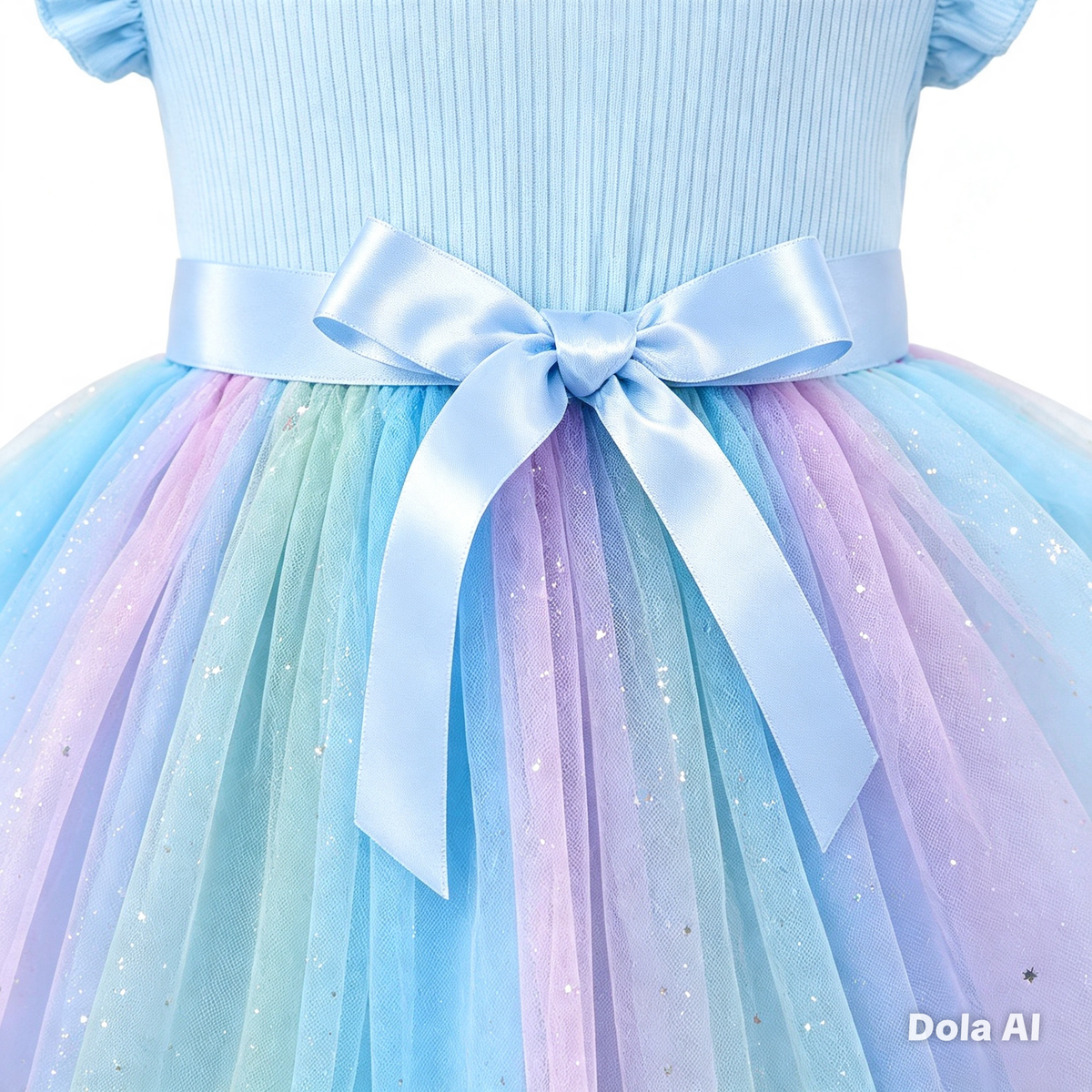 VESTIDO PRINCESA ARCOÍRIS