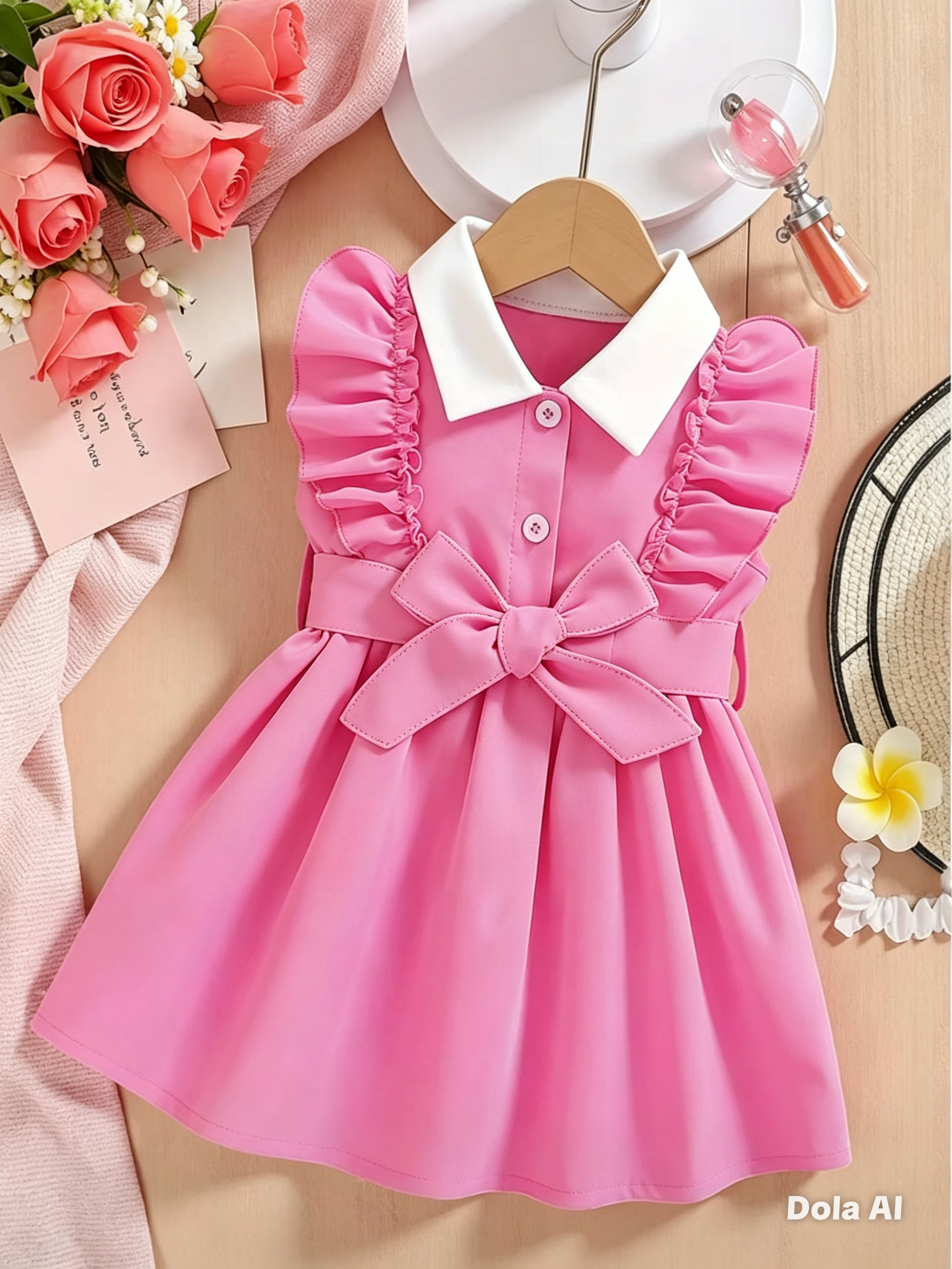 Vestido Dulce Primavera Rosa
