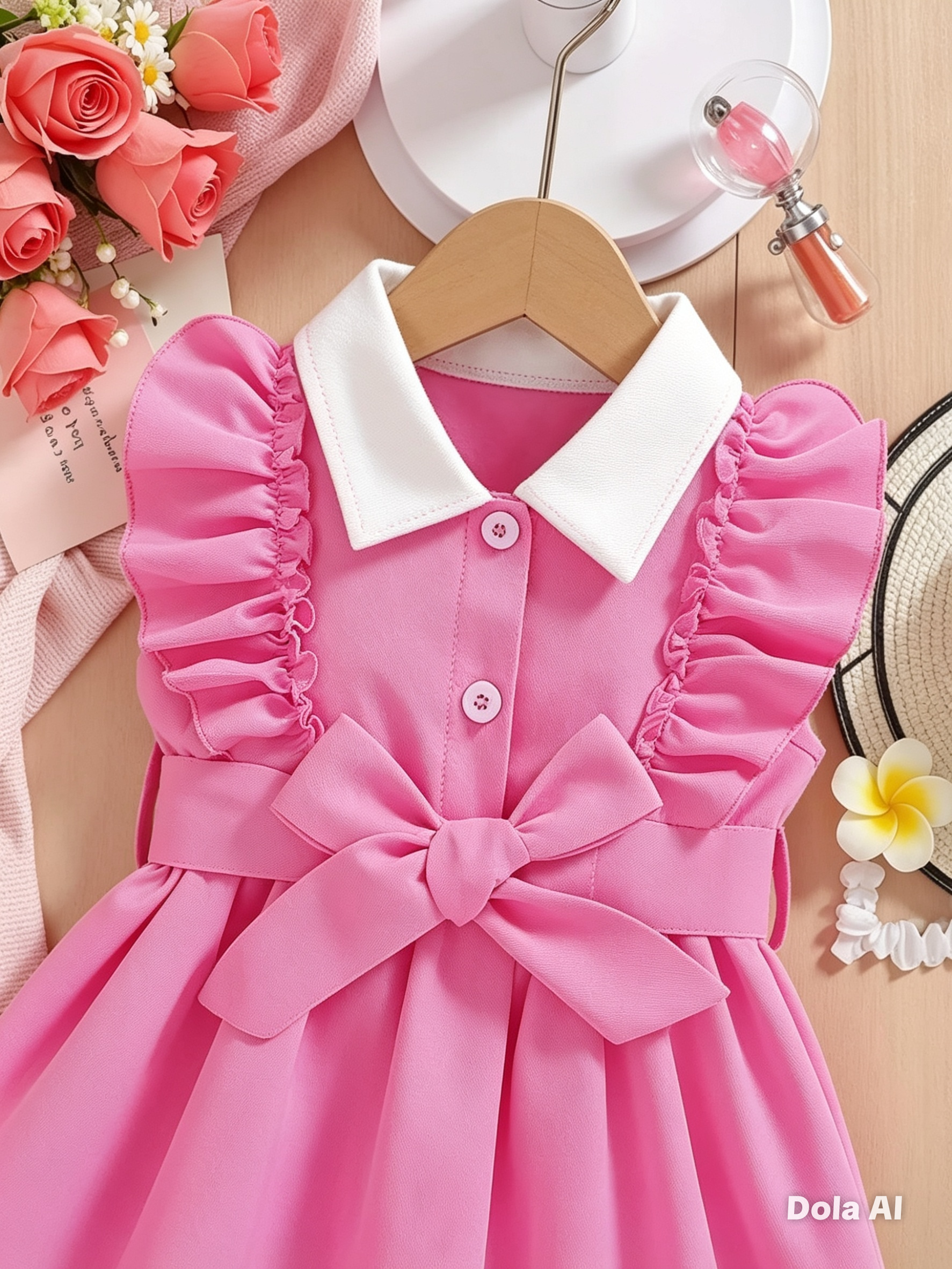 Vestido Dulce Primavera Rosa
