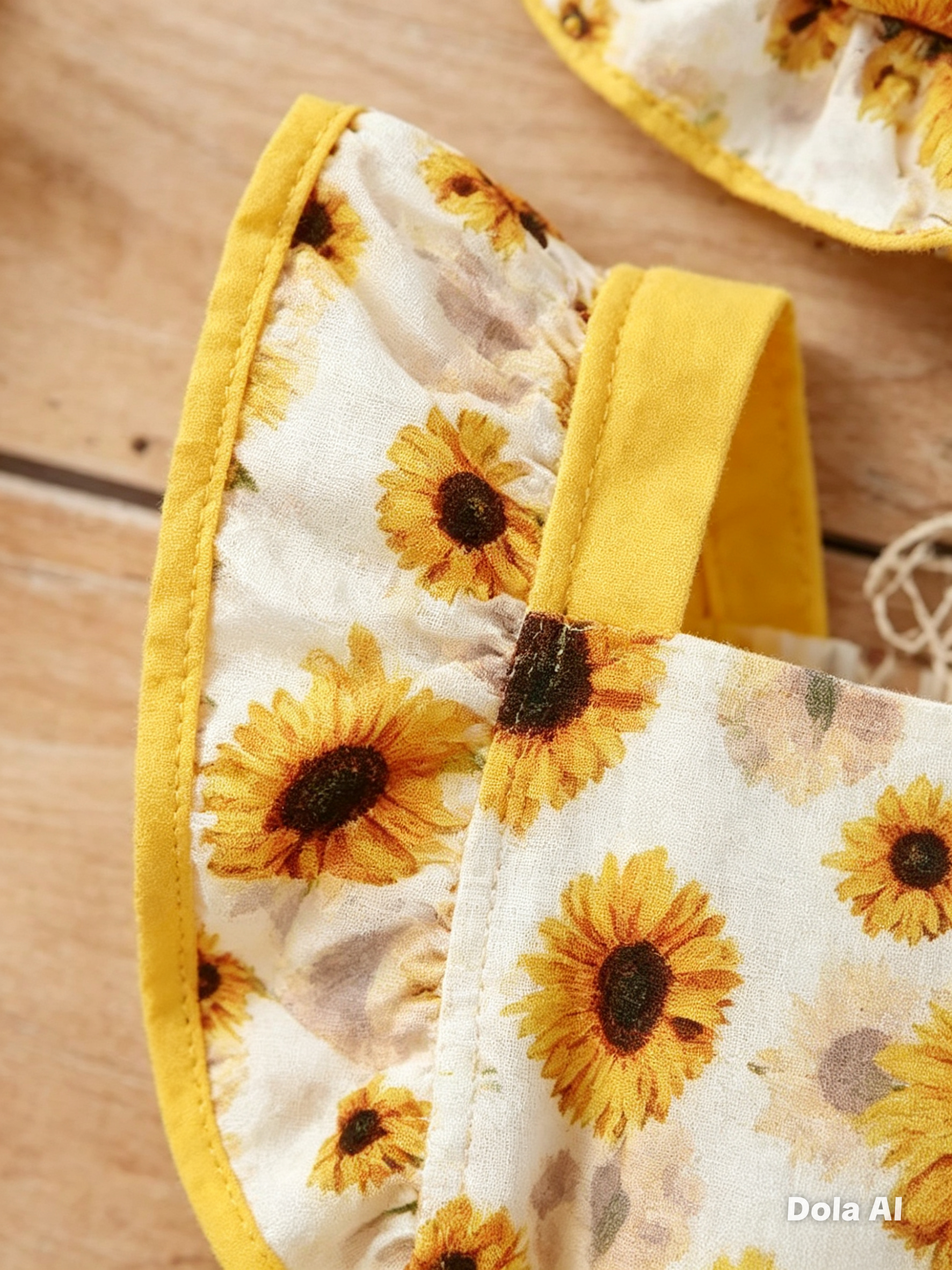 Asoleador girasoles con sombrero