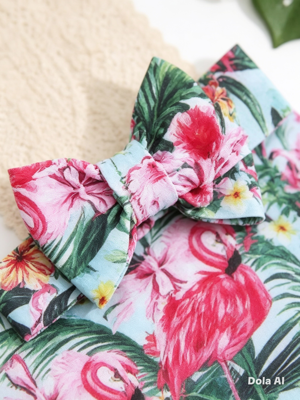 Conjunto Playero Flamingo Tropical