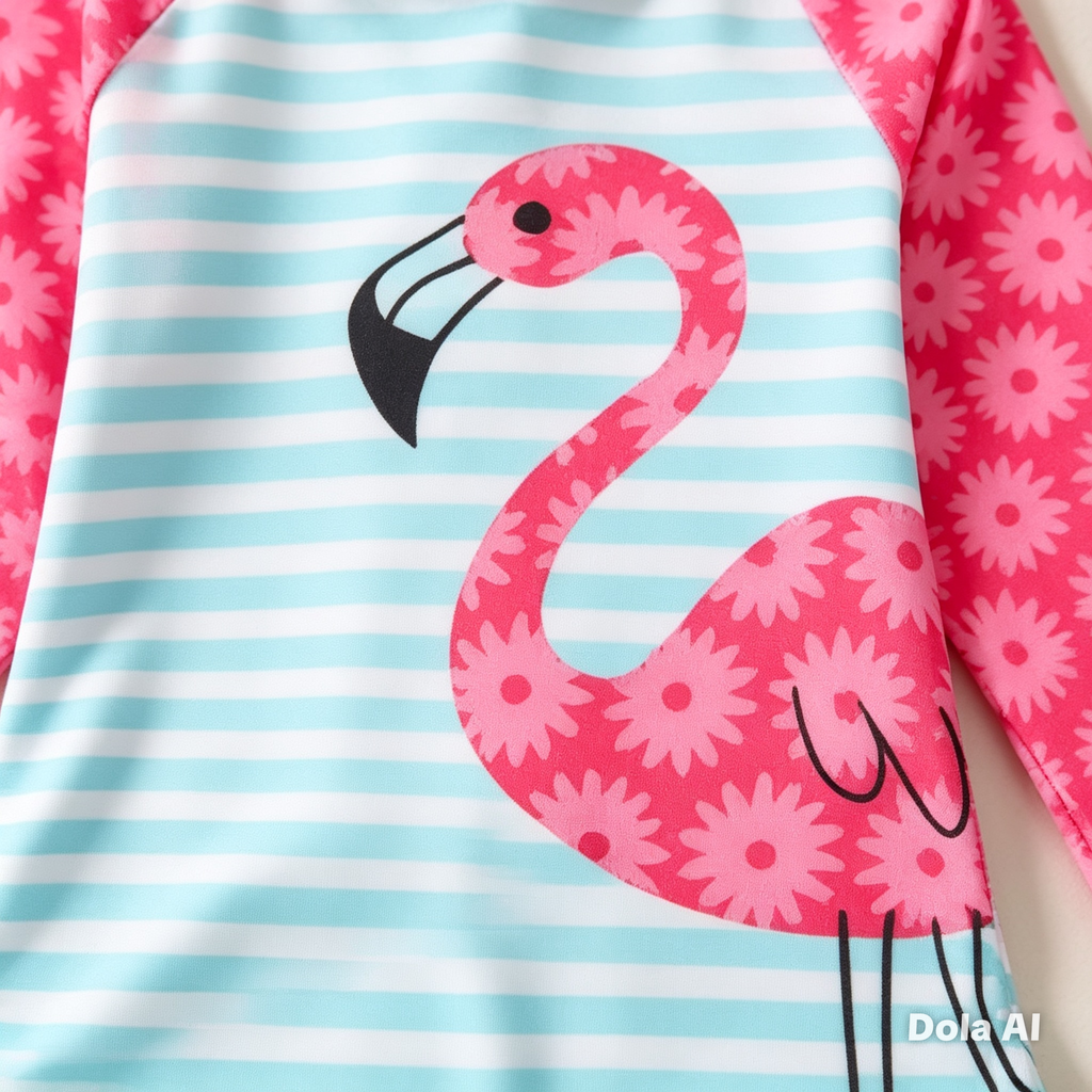 Vestido de Baño Enterizo Flamingo Sun Protect