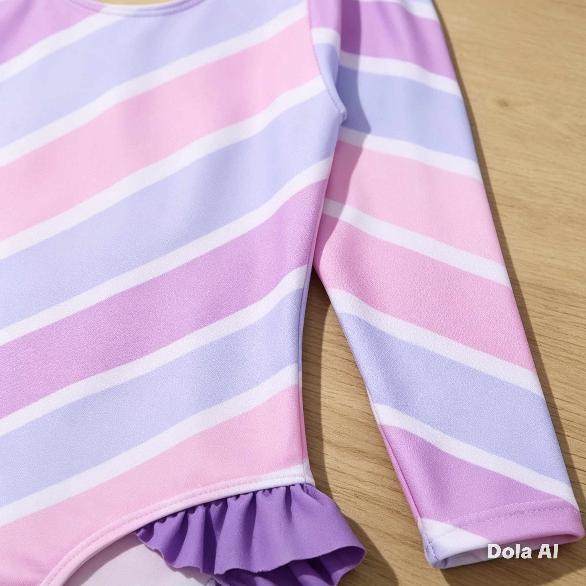 Vestido de Baño Enterizo Gatita Sirena Pastel