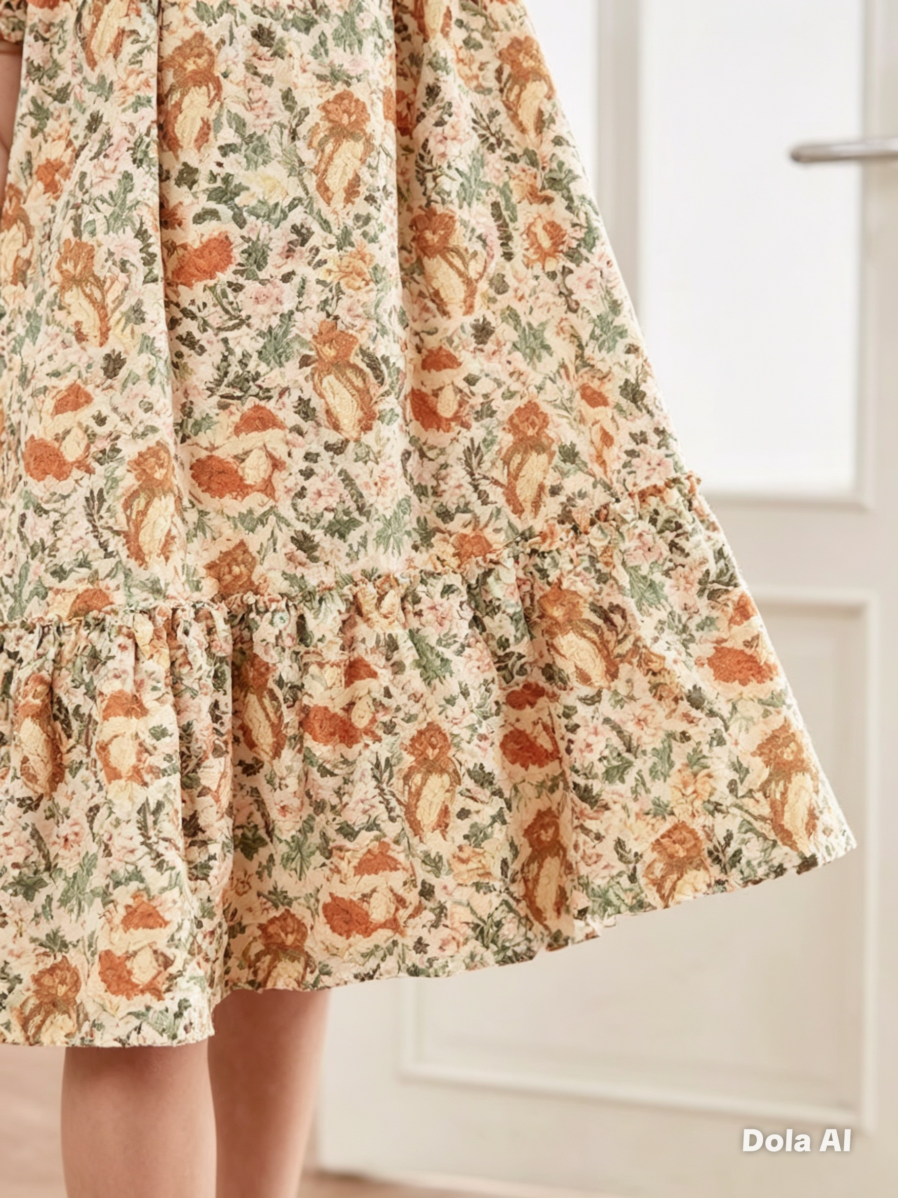 Vestido bambi tropical niñas