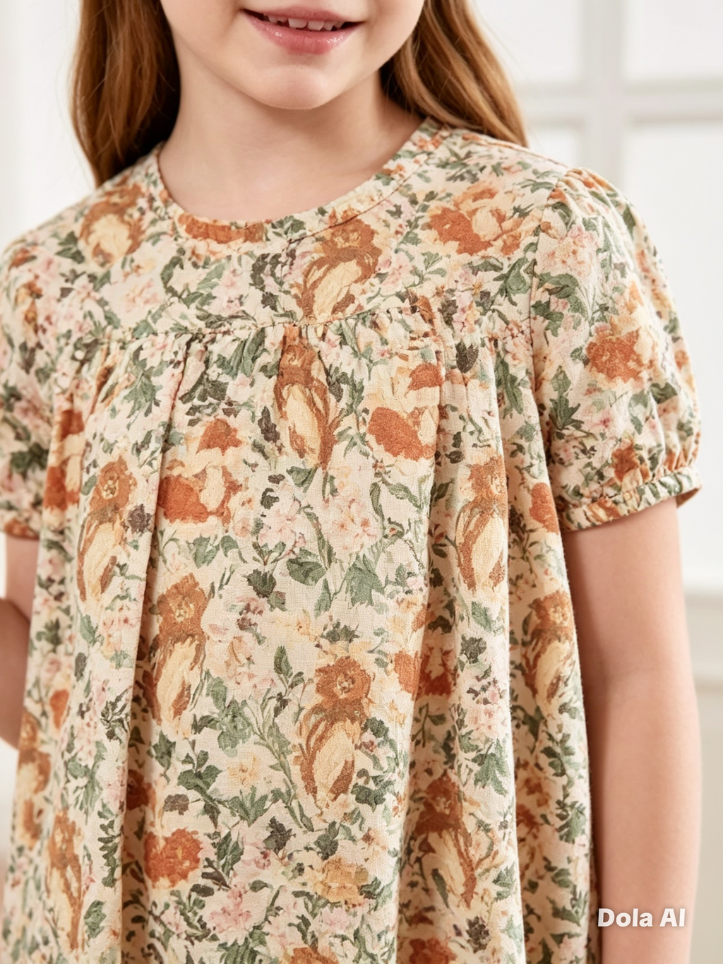 Vestido bambi tropical niñas