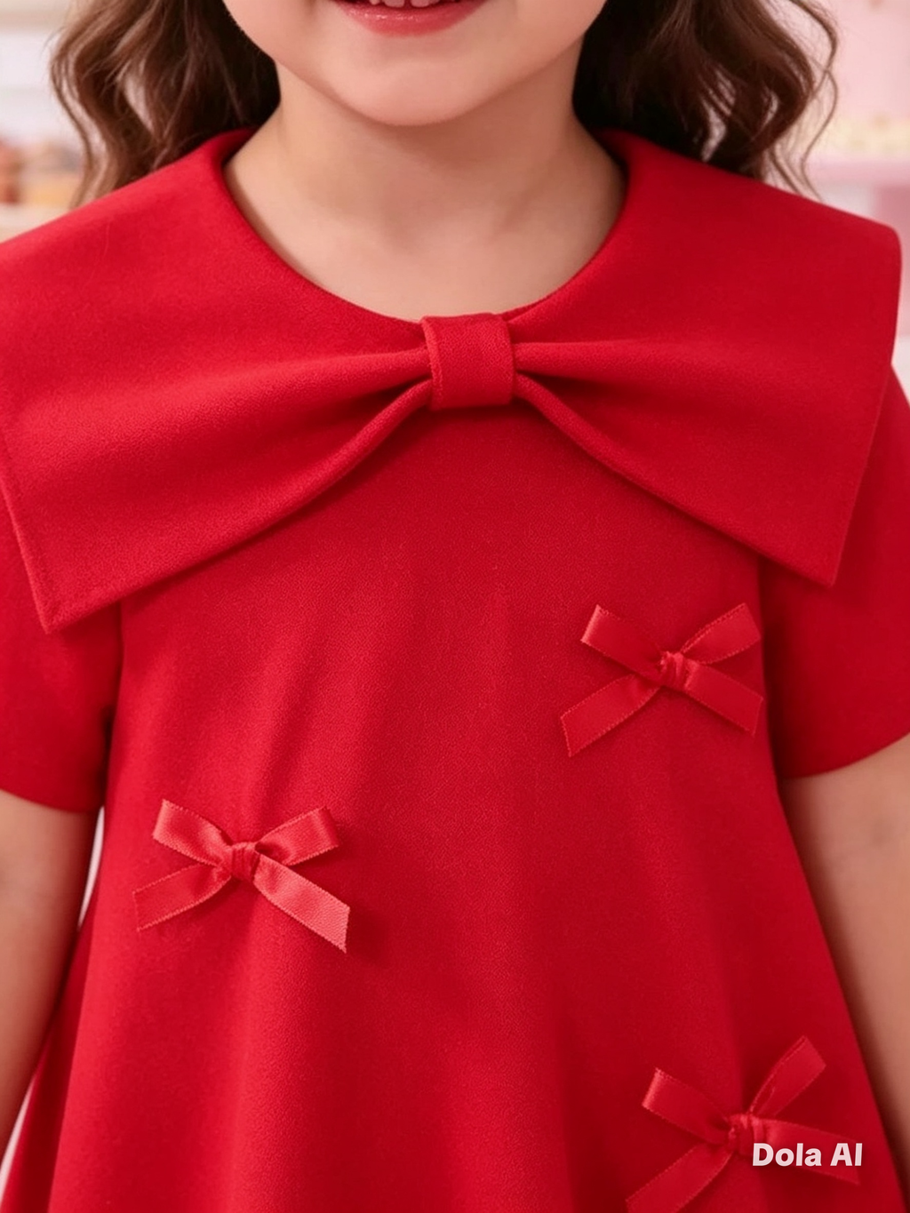 Vestido de Fiesta Elegante para Niña Cuello Marinero