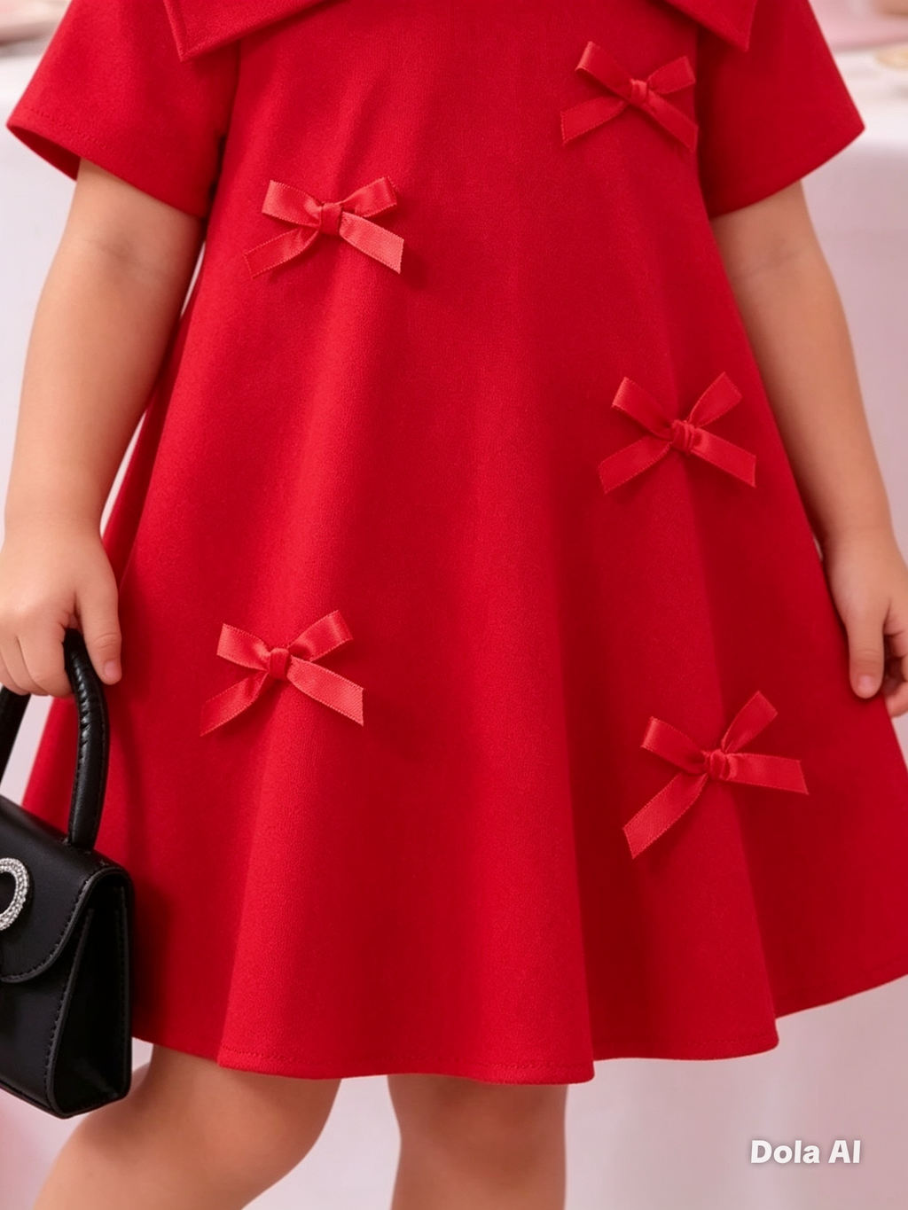 Vestido de Fiesta Elegante para Niña Cuello Marinero