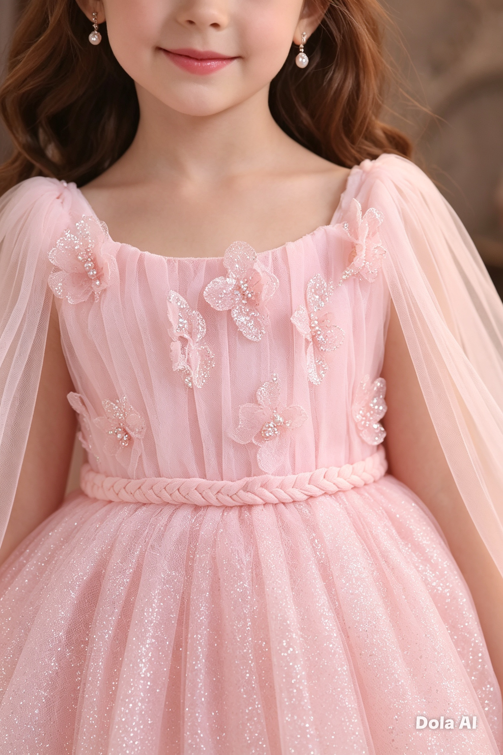 Vestido de Princesa Ceremonial para Niña