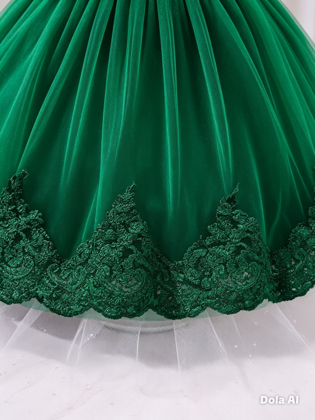 Vestido princesa esmeralda real
