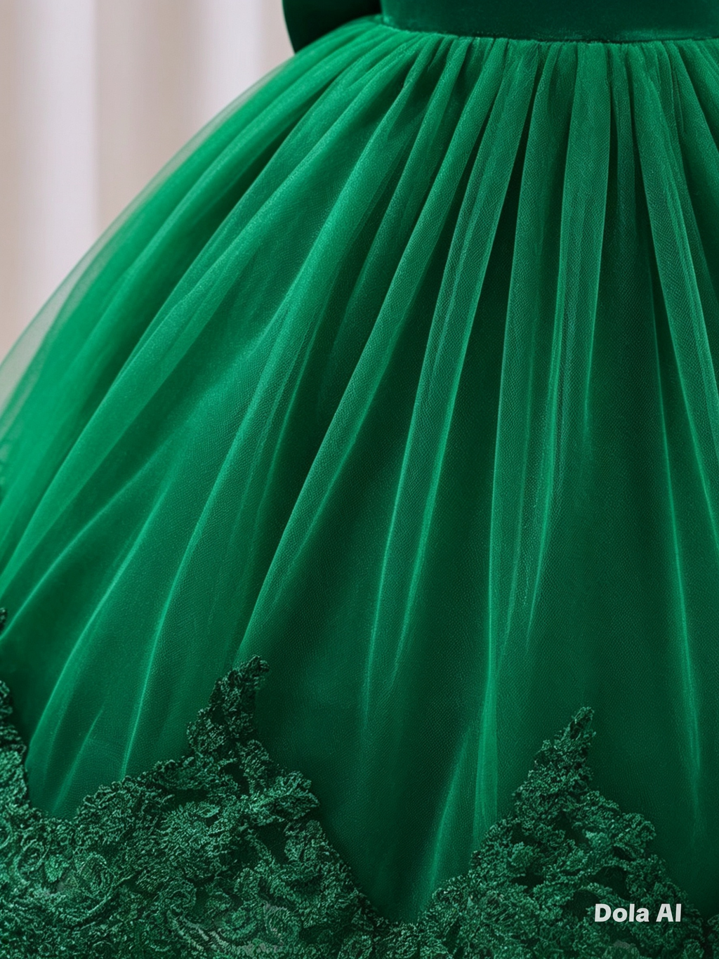 Vestido princesa esmeralda real